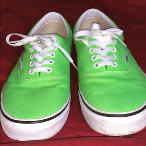 Neon green vans